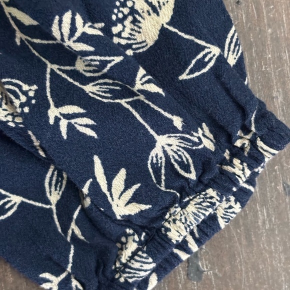 a.n.a Blue Long Sleeve Blouse with Rounded Neckline - Picture 7 of 8